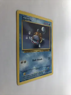Squirtle Pokemon Card, 68/82 , Team Rocket Set, Near Mint - Image 5