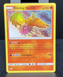 Shining Ho-Oh SM70 Holo Black Star Promo Card Sun & Moon Pokemon TCG Exclusive - Image 3