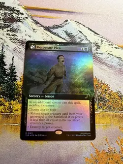 Desperate Plea - Extended Art Foil - Avatar: The Last Airbender - TLE R 0185 - Image 2
