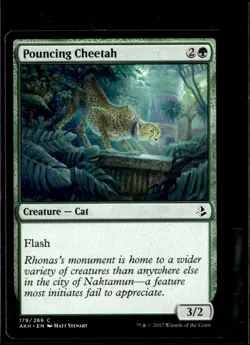 MTG Pouncing Cheetah 179/269 Amonkhet Lot 3 LP - Image 1