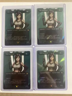 Tifa Lockhart (Borderless) (Surge Foil) Final Fantasy Foil, Near Mint - Image 1