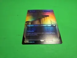 MTG - TLA - #329 The Walls of Ba Sing Se Borderless Foil Near Mint or Better - Image 2