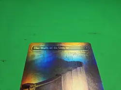 MTG - TLA - #329 The Walls of Ba Sing Se Borderless Foil Near Mint or Better - Image 3