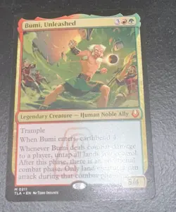Bumi, Unleashed - UB: Avatar: the Last Airbender Magic The Gathering - Image 1