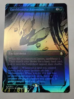 Earthbender Ascension -Full Art Foil- Avatar: The Last Airbender TLA mtg NM/M - Image 1