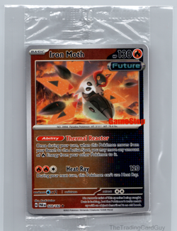 Iron Moth Sealed - (Gamestop Promo) 028/182 Paradox Rift Pokemon Reverse Holo 02 - Image 1