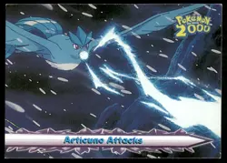 Articuno Attacks #38 Pokemon 2000 Topps Movie LP - Image 1