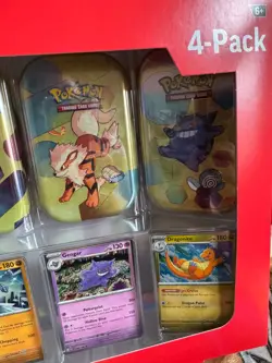 Scarlet & Violet 151 Mini Tins 4 Pack SAMS CLUB SEALED Pokemon TCG - Image 3