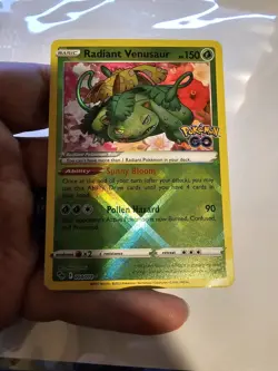Radiant Venusaur 004/078 Pokemon Go Holo - Image 3