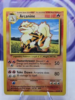 Arcanine 23/102 Pokemon Base Set Regular - Image 1
