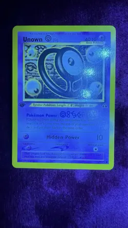Pokemon Unown O 69/75 Neo Discovery 1st Edition NM See Pictures - Image 2