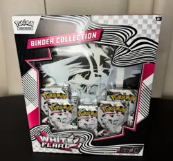 Pokemon Scarlet & Violet White Flare Binder Collection TCG Sealed - Image 1