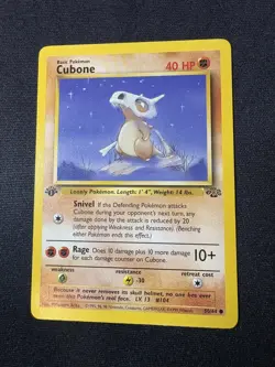 Pokemon Cubone 1st Edition 50/64 - Jungle - Near Mint Condition!! - Image 1