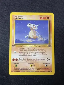 Pokemon Cubone 1st Edition 50/64 - Jungle - Near Mint Condition!! - Image 3