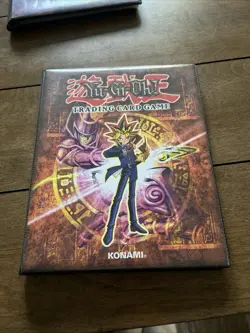 YuGiOh Vintage Collection Binder Book Trading Card Game 1996 Yugi Konami - Image 1