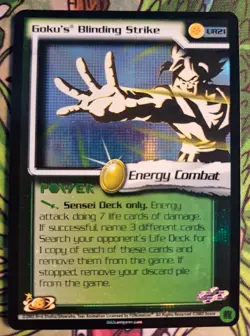 Goku's Blinding Strike GKI UR21 Dbz CCG TCG Score Ultra Rare Card Dragon Ball Z - Image 2