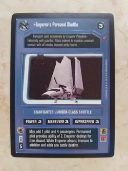 Emperor's Personal Shuttle - Star Wars CCG card (Decipher) - Image 1