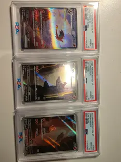 PSA 10 Pokemon Card Charmander Charmeleon Charizard ex SAR set 201/165 sv2a 151 - Image 4