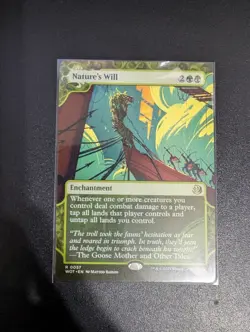 Nature's Will Wilds of Eldraine: Enchanting Tales Regular mtg - Image 1