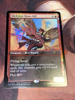 Slickshot Show-Off X1 Mtg Store Championship Promo Nm Foil - Image 1