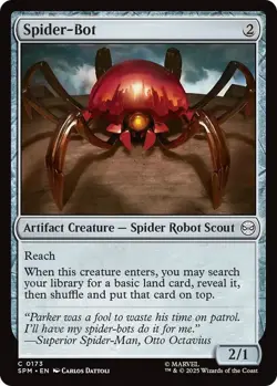 MtG Spider-Bot C 0173 Marvel's Spider-Man Common Foil - Image 1