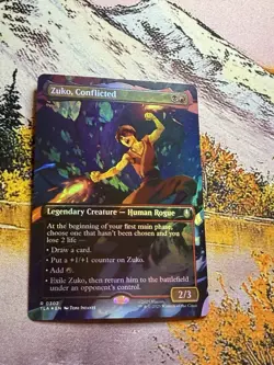 Zuko, Conflicted - Foil - Borderless Avatar MTG - Image 1