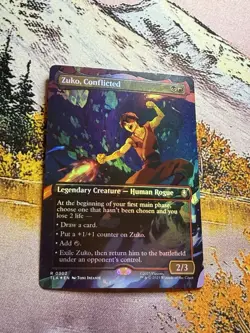 Zuko, Conflicted - Foil - Borderless Avatar MTG - Image 2