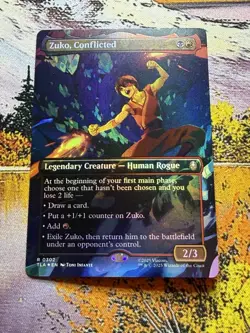 Zuko, Conflicted - Foil - Borderless Avatar MTG - Image 4