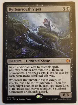 Rottenmouth Viper BLB #107 Mythic Regular NM+ - Image 1