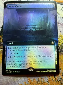 Agna Qel'a - Foil - Extended Art Avatar MTG - Image 3
