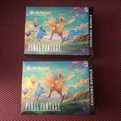 2 Magic The Gathering Final Fantasy Chocobo Bundle Box LOT 2 Ready To Ship - Image 1