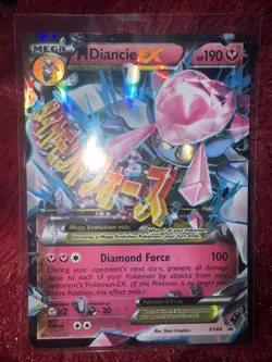 Pokemon Mega M Diancie EX XY44 Black Star Promo Holo Card - Image 1