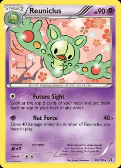 Pokemon Reuniclus (76/153) Legendary Treasures LP - Image 1