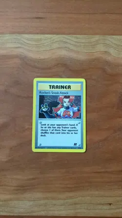 Rocket's Sneak Attack 72/82 Team Rocket Regular Lightly Played Vintage Pokemon - Image 1