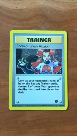 Rocket's Sneak Attack 72/82 Team Rocket Regular Lightly Played Vintage Pokemon - Image 2