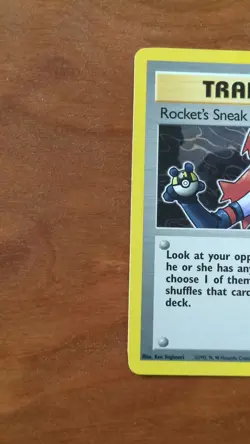 Rocket's Sneak Attack 72/82 Team Rocket Regular Lightly Played Vintage Pokemon - Image 3