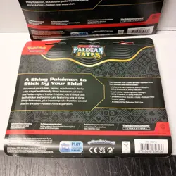 (2) Pokemon TCG Paldean Fates Tech Sticker Collection Maschiff Fidough SEALED! - Image 5