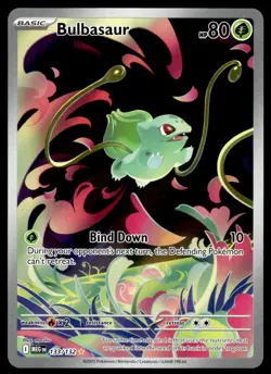 Pokemon TCG ME01: Mega Evolution #133/132 Bulbasaur NM - Image 1