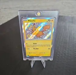 Pikachu Shiny Rare 131/091 Paldean Fates Pokemon English NM Baby Shiny - Image 2