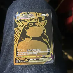 Pokemon TCG Pikachu Vmax (Gold) Lost Origin Trainer Gallery Secret Holo TG29 - Image 1