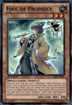 Fool Of Prophecy - Super Rare 1st Edition CBLZ-EN035 - NM - YuGiOh - Image 1