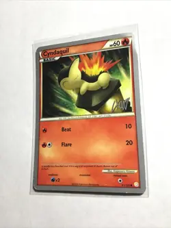 CYNDAQUIL - 61/123 - WORLD CHAMPIONSHIP DECK HGSS - Pokemon Card - PL - Image 1