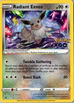 Radiant Eevee - Promo SWSH: Sword & Shield Promo Cards SWSH230 NM Pokemon TCG - Image 1