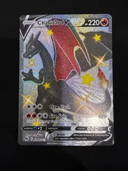 Pokemon TCG Charizard V Champions Path Holo Card 079/073 Secret Rare NM 2020 - Image 1