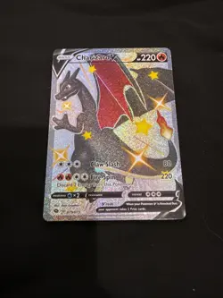 Pokemon TCG Charizard V Champions Path Holo Card 079/073 Secret Rare NM 2020 - Image 2