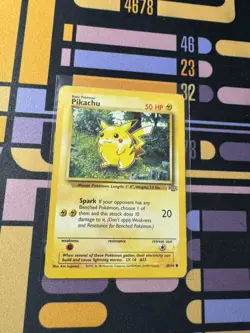 Pikachu 60/64 Pokemon Card Jungle Set Tcg HP - Image 1