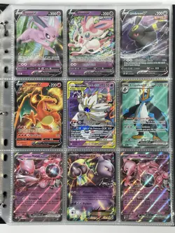 Pokemon Card Collection Binder Lot Holo Rare Tag Team Full Art Charizard Umbreon - Image 1