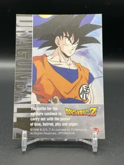 1998 Dragon Ball Z Vegeta Gold Foil Card #G2 Artbox FUNimation JPP/AMADA - Image 2