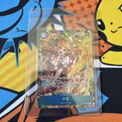 Nami OP11-054 Super Rare Parallel A Fist of Divine Speed ONE PIECE Card Japanese - Image 1