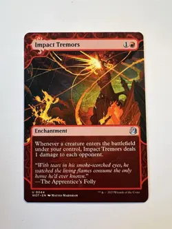 Impact Tremors - SHOWCASE - MTG Wilds of Eldraine: Enchanting Tales - NM - Image 1